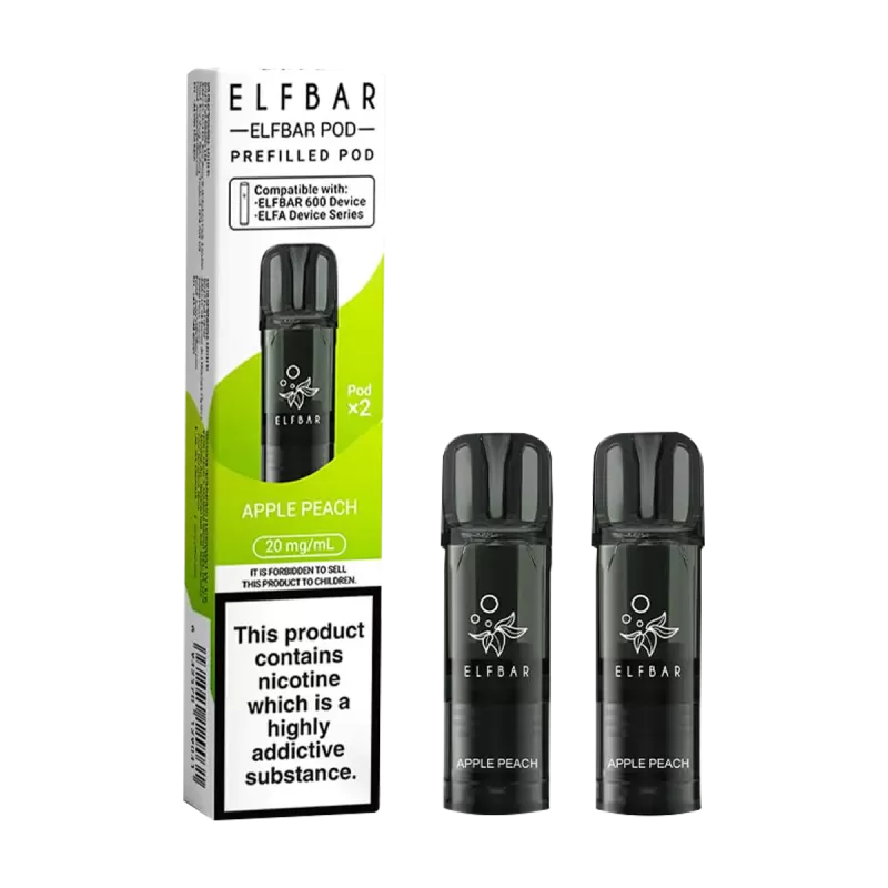 Apple Peach Elfbar 600 Pods