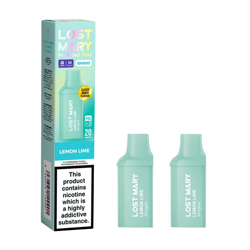 Lemon Lime Lost Mary BM600 Pods