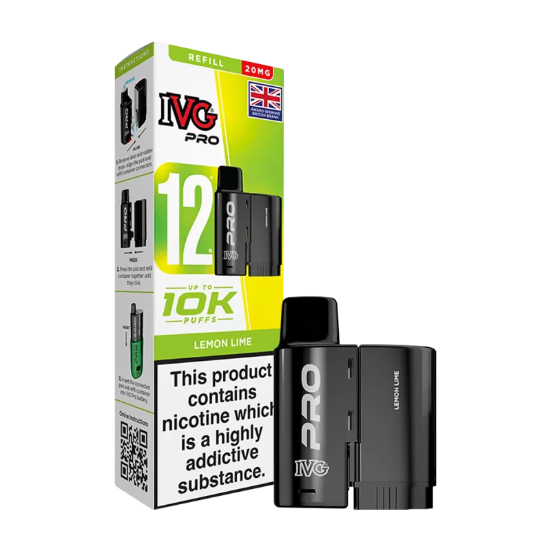Lemon Lime IVG Pro 12 Refill Pack