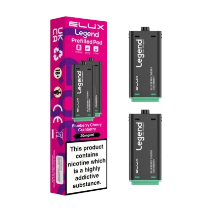 Blueberry Cherry Cranberry Elux Legend 1500 Pods