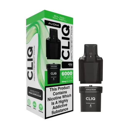 Apple Pear Avomi Cliq 6000 Refill Pack