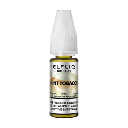 Mint Tobacco Elfliq Nic Salt by Elfbar