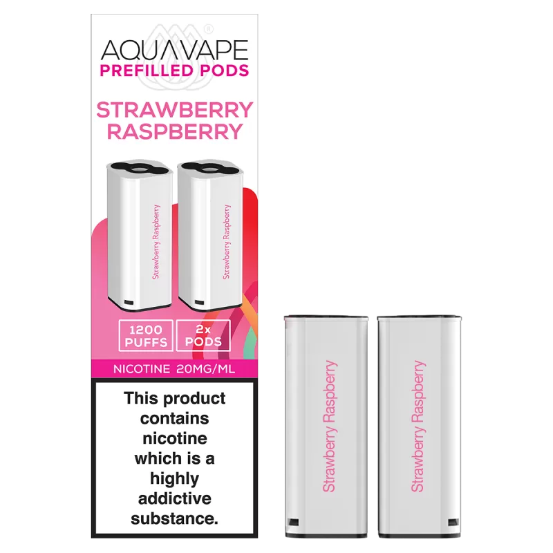 Strawberry Raspberry Aquavape 2in1 Pods