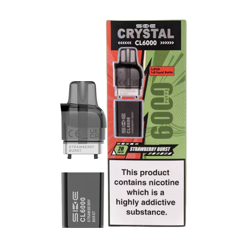 Strawberry Burst SKE Crystal CL6000 Pods