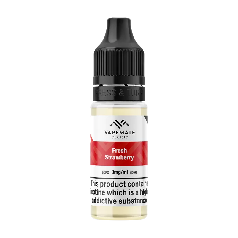 Vapemate Classic Fresh Strawberry 10ml