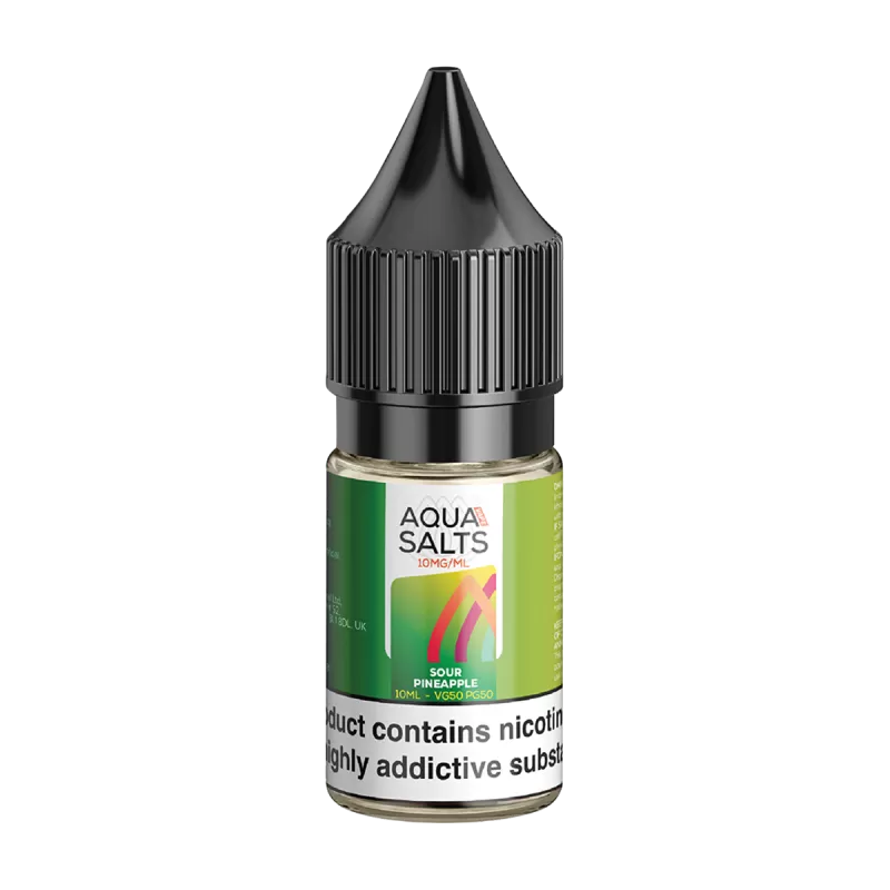 Sour Pineapple Nic Salt by Aqua Salts 10ml
