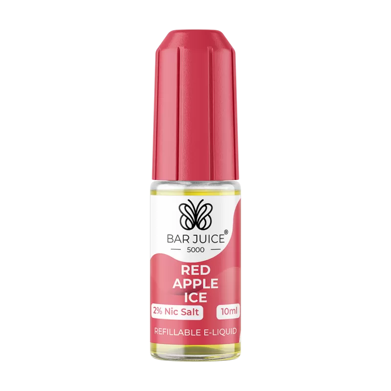 Red Apple Ice Nic Salt by Bar Juice 5000 - Image 2