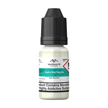 Vapemate Origins Gold Tobacco 10ml