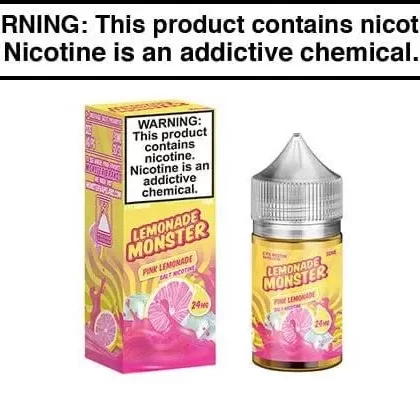 PINK LEMONADE BY LEMONADE MONSTER SALT NIC 30ML