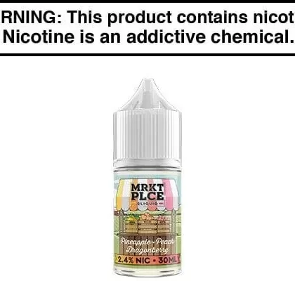 PINEAPPLE PEACH DRAGONBERRY BY MRKT PLCE SALTS 30ML