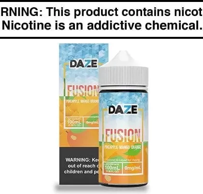 PINEAPPLE MANGO ORANGE ICED BY 7 DAZE FUSION 100ML