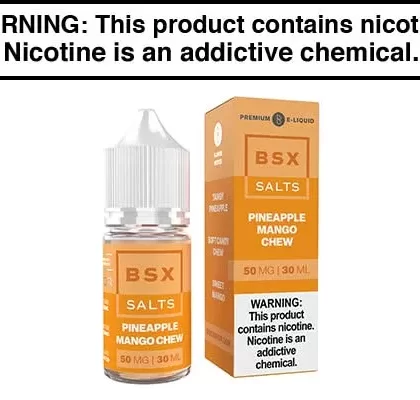 PINEAPPLE MANGO CHEW BY GLAS BASIX NIC SALTS 30ML