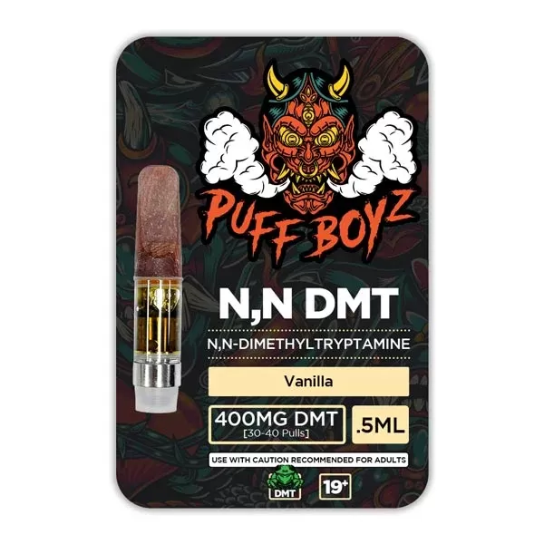 Puff Boyz NN-DMT Cartridge – 0.5mL | 400mg | Vanilla Flavor