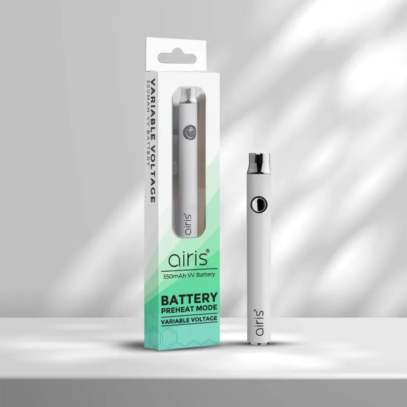 Airis 350mAh VV Battery – Button-Activated, USB-C Rechargeable - Image 3