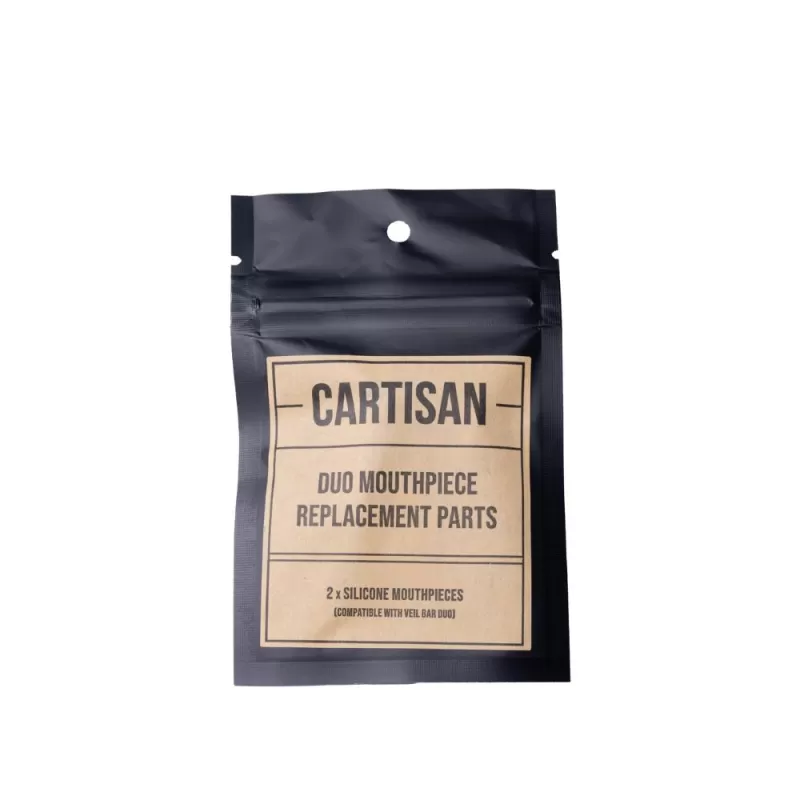 Cartisan Veil Bar Duo Replacement Mouthpiece 2-Pack – Magnetic Silicone Tips - Image 2