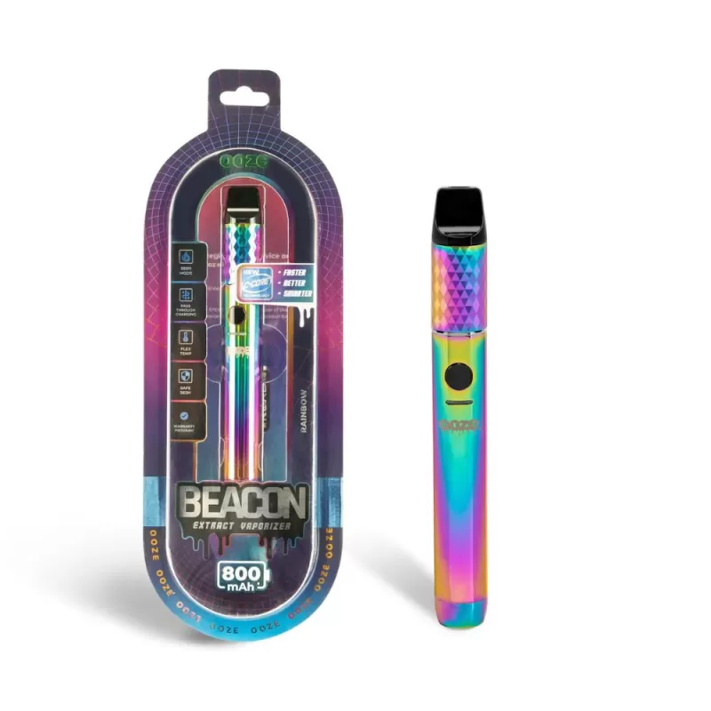 Ooze Beacon Extract Vaporizer – 800mAh C‑Core Onyx Atomizer