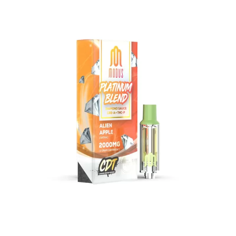 Modus Platinum Blend Cart THC-P, CB9-A, Diamond Sauce – 2 Grams - Image 2