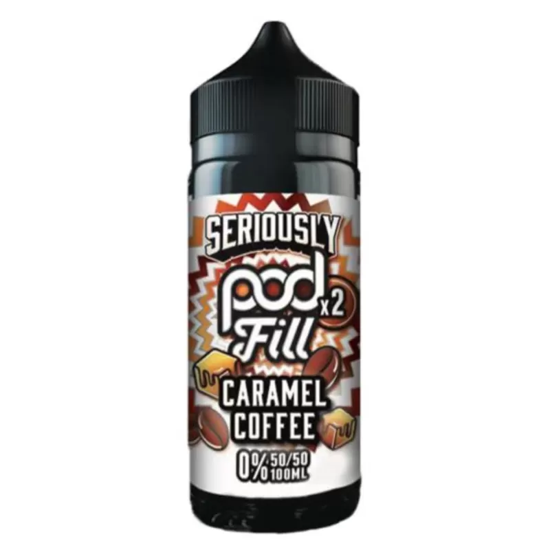 Seriously Pod Fill Caramel Coffee 100ml Short Fill E Liquid