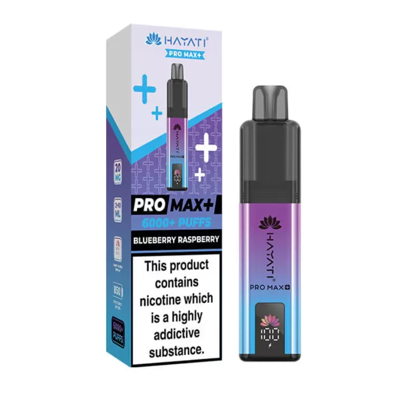 Blueberry Raspberry Hayati Pro Max Plus 6K Prefilled Pod Kit