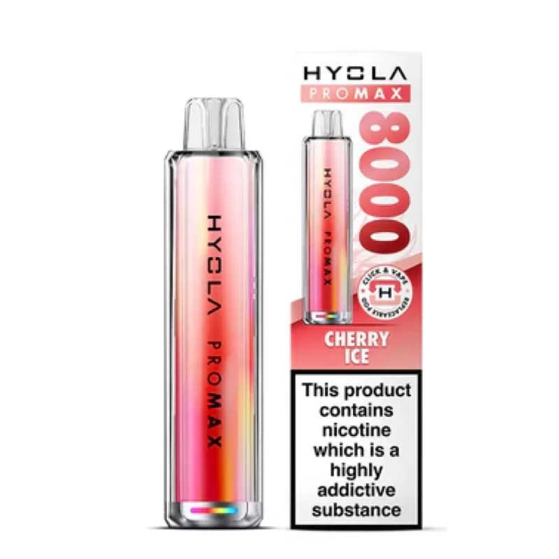 Hyola Promax 8k Prefilled Pod Kits – Cherry Ice Flavour 20mg Salt Nicotine