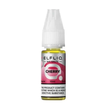 Elfliq Cherry 10mg Salt Nicotine E Liquid