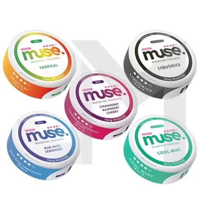 18mg Muse Nicotine Pouches (UK Made) – 20 Pouches