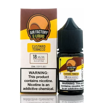 Custard Tobacco Salt – Air Factory E-Juice