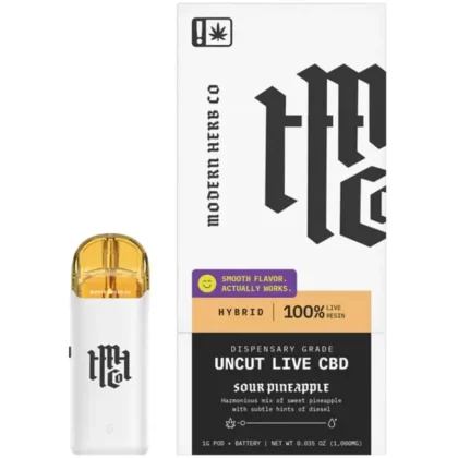 Modern Herb Co Live CBD Uncut Pod Kit 1g