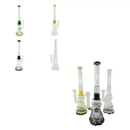 WPTG18 – 16 Inch Waterpipe – Straight Tube With Donut Shower Head
