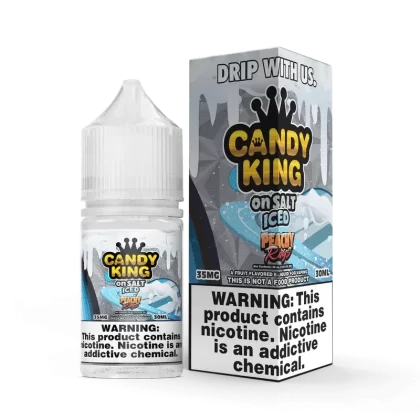 Peachy Rings SALT on ICE – Candy King On SALT – 30mL