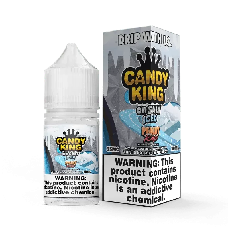 Peachy Rings SALT on ICE – Candy King On SALT – 30mL