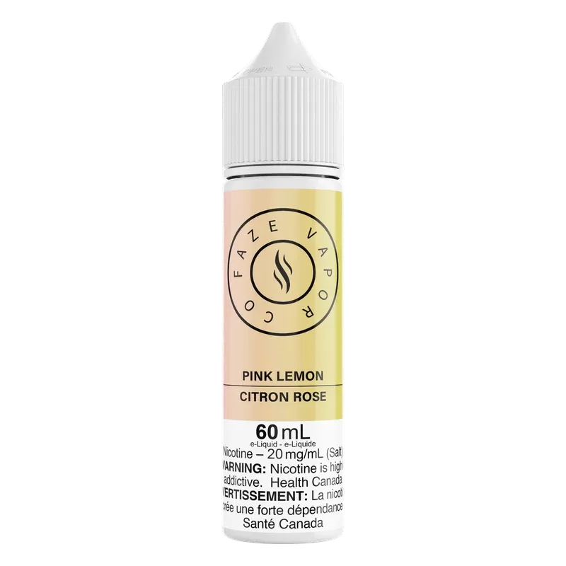 Faze Vapor Co 60mL Salts – Pink Lemon
