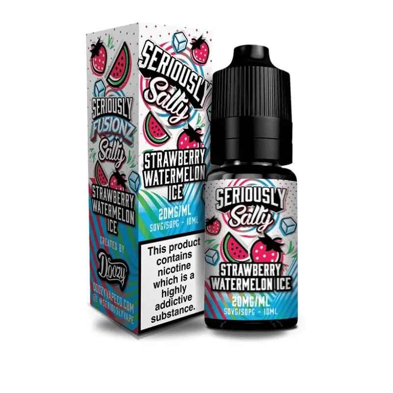 Strawberry Watermelon Ice Nic Salt E-Liquid by Seriously Fusionz