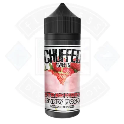 Chuffed Sweets – Strawberry Candy Floss 0mg 100ml Shortfill E-Liquid