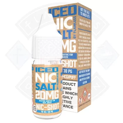 Nic Salt – Iced Nic Shot 20mg 10ml By Flawless