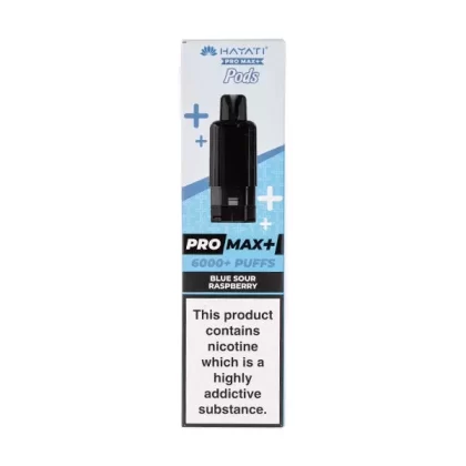Blue Sour Raspberry Pro Max Plus Prefilled Pod + Refill by Hayati