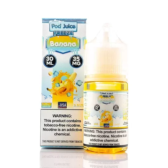 Banana Freeze Salt – Pod Juice E-Liquid
