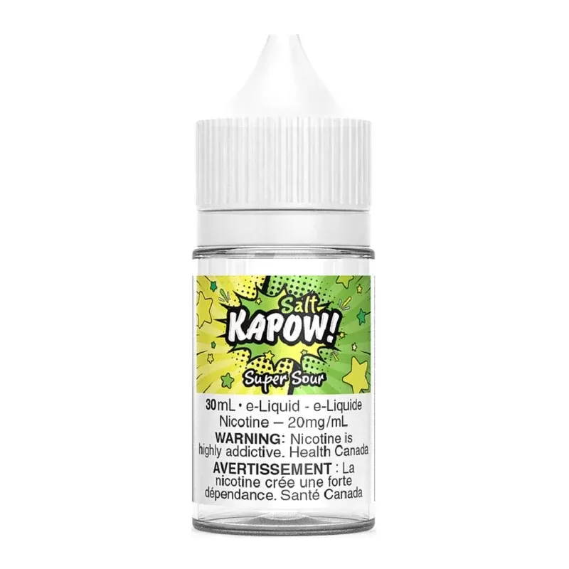 Kapow Salt E-liquid – Super Sour 30ml