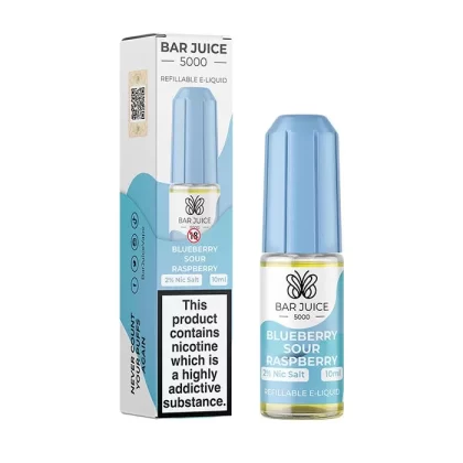 Blueberry Sour Raspberry Nicotine Salt by Bar Juice 5000