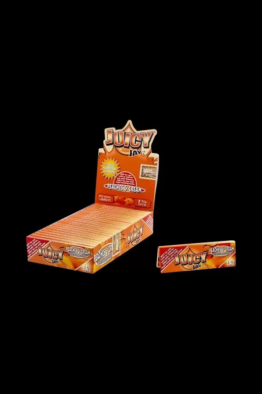 Juicy Jay’s 1 1/4 Peaches and Cream Rolling Papers