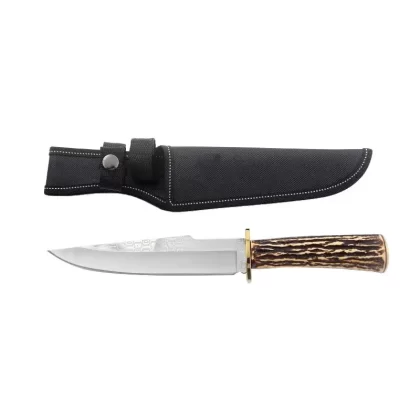 Xtreme – 12″ Ironhorn Gold Guard Hunting Knife