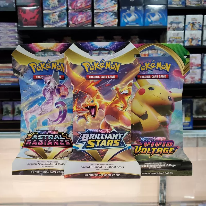 Pokémon TCG: Sword & Shield: Sleeved Booster 3 Pack Bundle