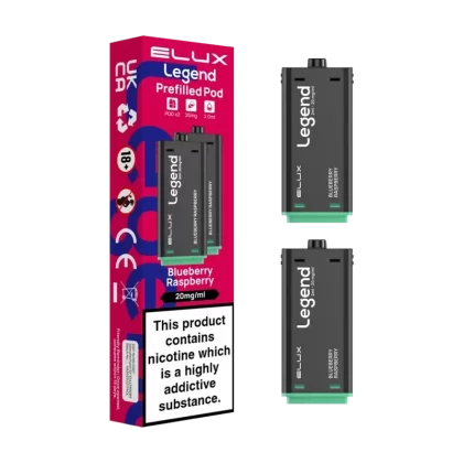 Blueberry Raspberry Elux Legend 1500 Pods