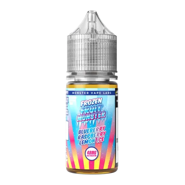 Blue Raspberry Lemon Ice Frozen Fruit Monster Salt