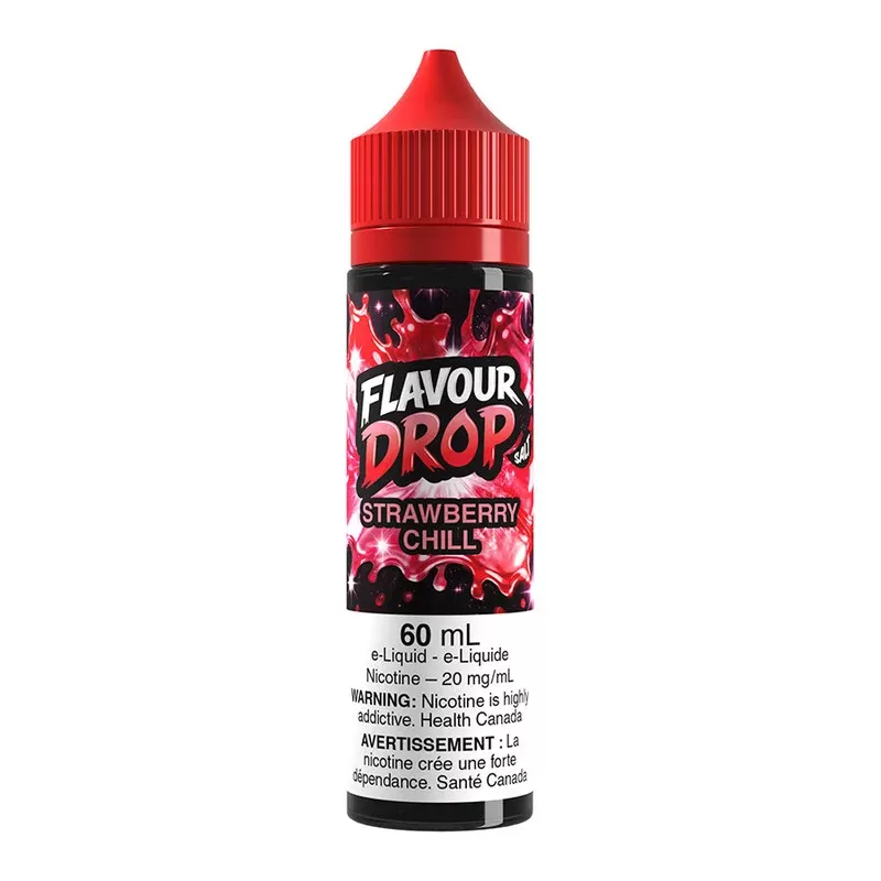 Flavour Drop Salt Nic E-Liquid – Strawberry Chill 60ml