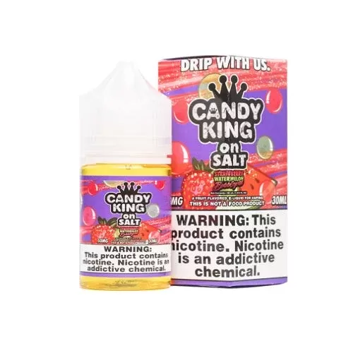 Strawberry Watermelon Bubblegum by Candy King on Salt 30ml