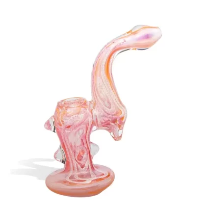 7 inch Gold Marble Style Bubbler