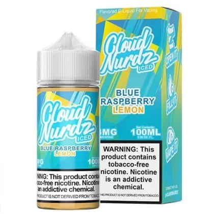 Cloud Nurdz – Blue Raspberry Lemon Iced 100ml
