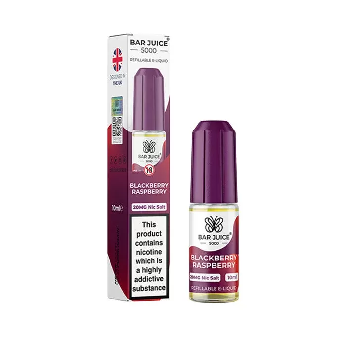 Blackberry Raspberry Nicotine Salt by Bar Juice 5000
