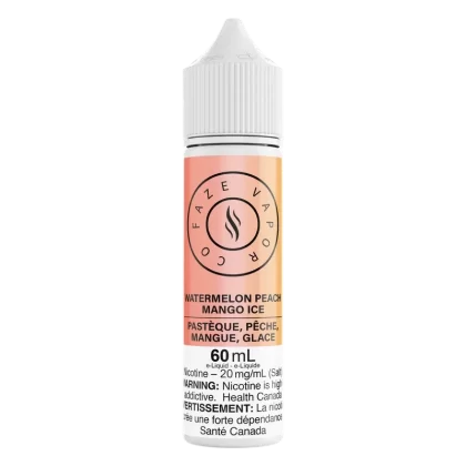 Faze Vapor Co 60mL Salts – Watermelon Peach Mango Ice